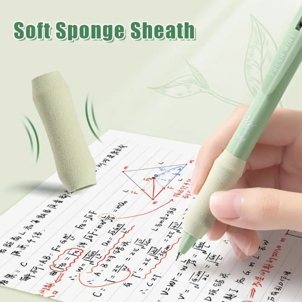 

5PCS High Quality 0.5mm Black Ink Gel Pen Soft Grip Quick Drying Neutral Pen Ballpoint Pen Gift