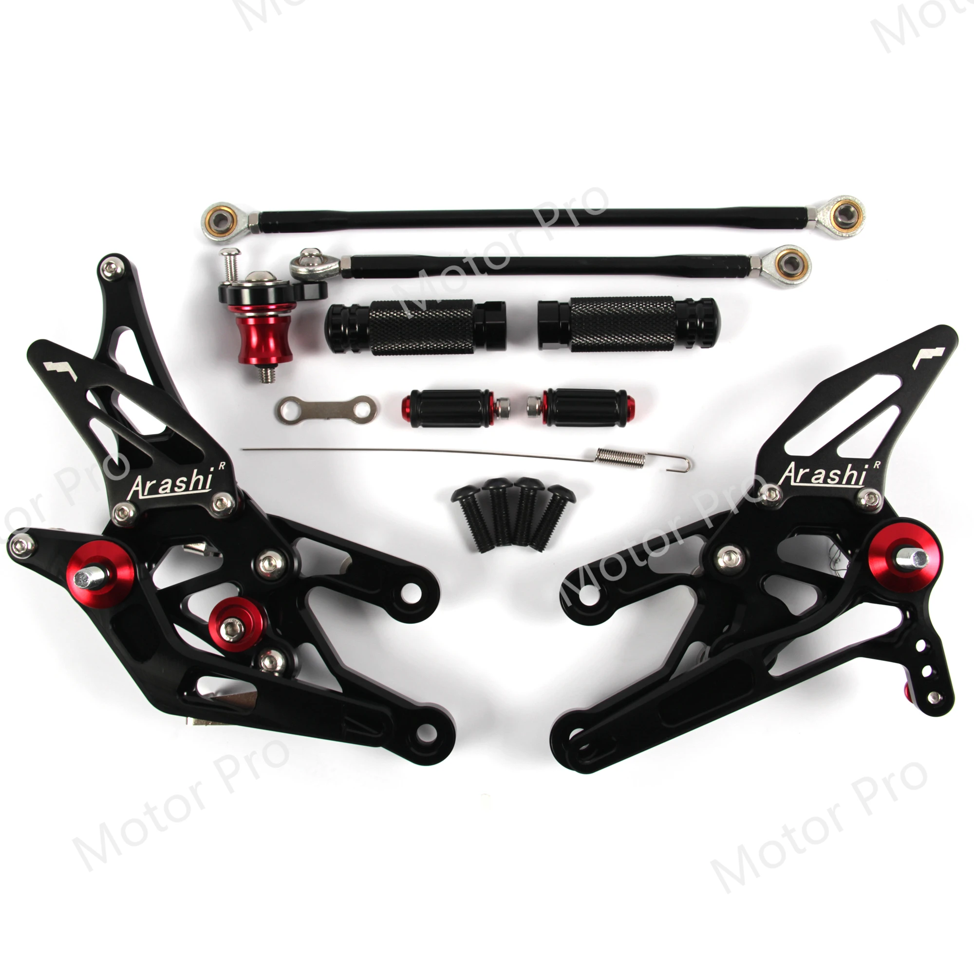 Einstellbare Fußstützen für Honda CBR600RR 2003 2004 2005 2006, CBR 600RR Motorrad Fußstütze Peg Pedal Fußrastenanlage CBR1000RR