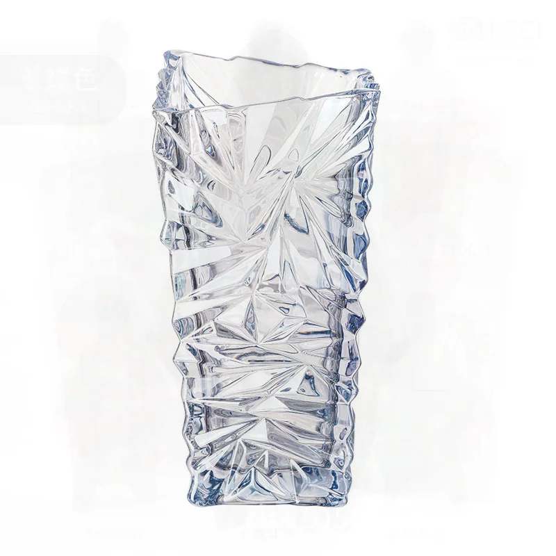 

Nordic Style Thickened Glass Vase High-Grade Feeling Wholesale Flower Arrangement Ornament with Hydroponic Flower Device for