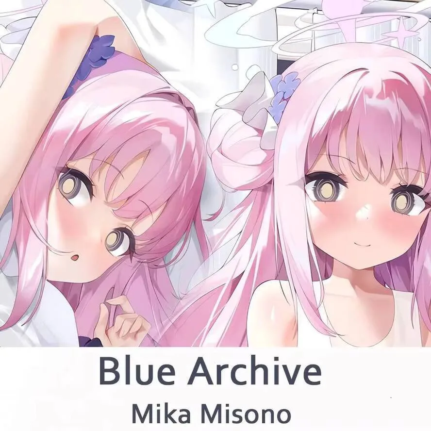 

Archive Misono Blue Mika Cosplay Dakimakura Hing Body Pillow Case Cover Japanese Anime Game Cushion