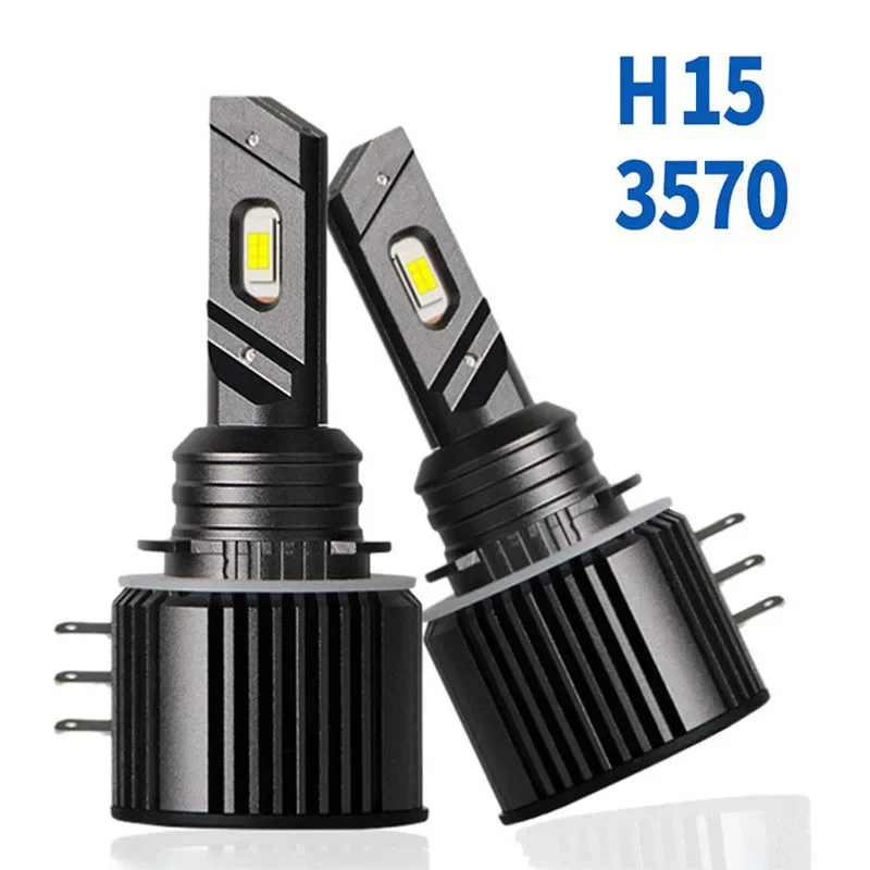 

30W H15 LED Headlight Bulbs 6000K Car Conversion Kit with 3570 CSP Chips Easy Install for Volkswagen, Geely, Ford, Audi and more