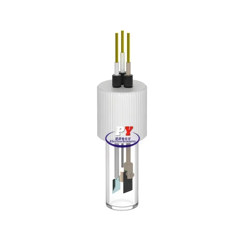 Three-Electrode System Micro Sealed Electrolytic Cell 5ml to 30ml Volume Precise Experiment Cell