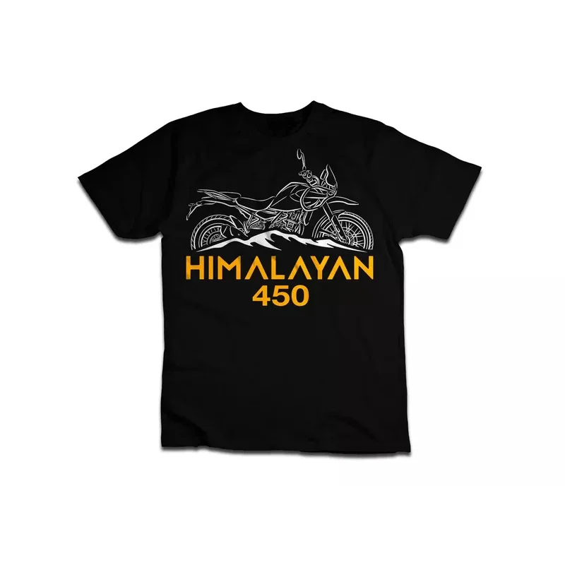 2024 Men T Shirt Casual Royal Enfield Himalayan 450 for Motorcycle Riders T-shirt Graphic Summer Short Sleeves 100% Cotton S-3XL