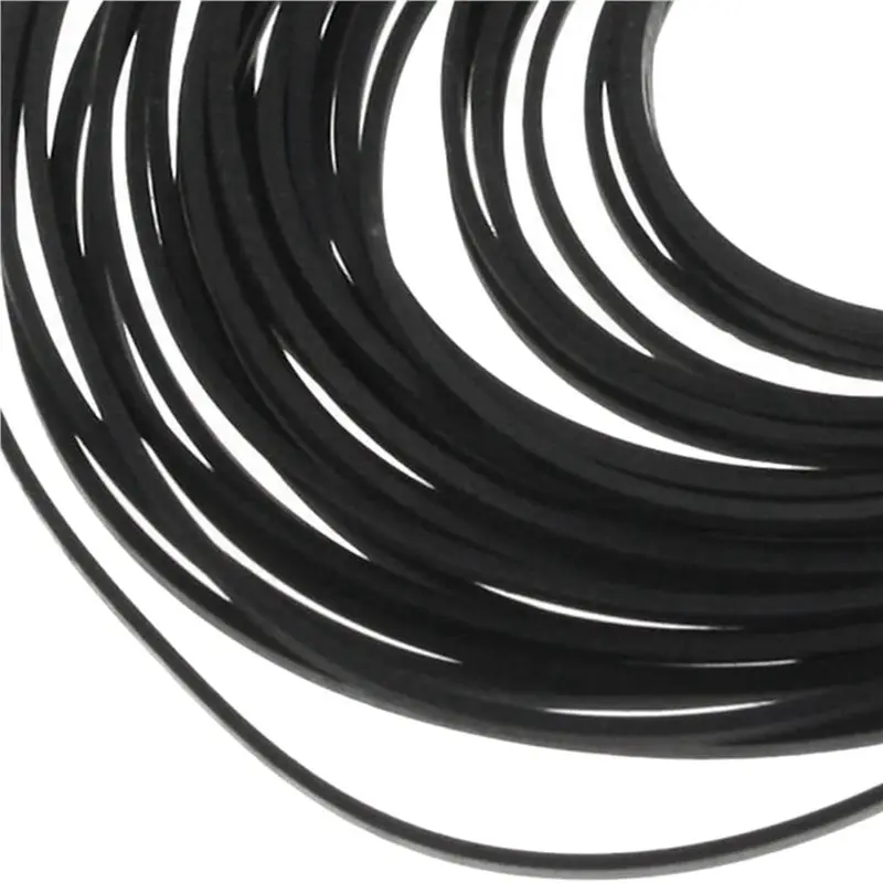Y01A 150PCS Universal Mix Cassette Tape Machine Belts Assorted Common Flat Rubber Belt For Recorders CD DVD Drive