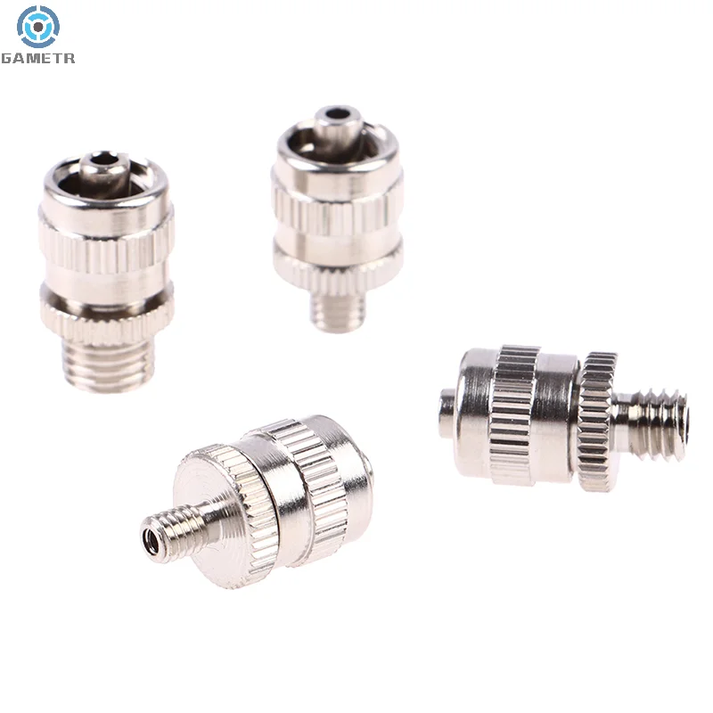 1pc Nickel Plated Brass Luer Lock Adapter M4 M5 M6 M8 Screw Thread Metal Syringe Connector for Medical Equipment