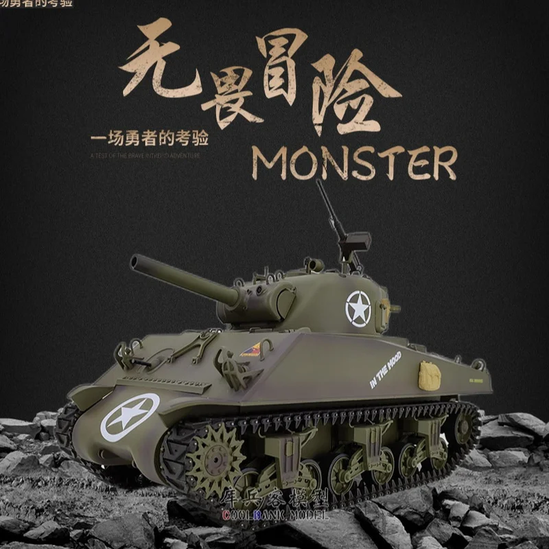 

Радиоуправляемый танк Heng Long 1/16, американский M4a3 Sherman, электрическая модель танка с дистанционным управлением, телескопическая бочка, военная модель, подарок на праздник