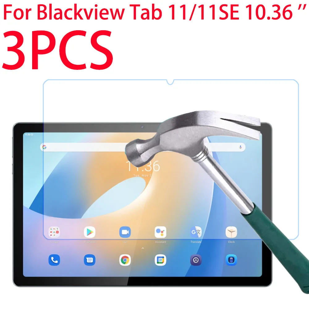 

3PCS For Blackview Tab 11 SE 10.36 inch Tablet Tempered Glass Screen Protector For Black View Tab 11 9H Clear HD Protective Film