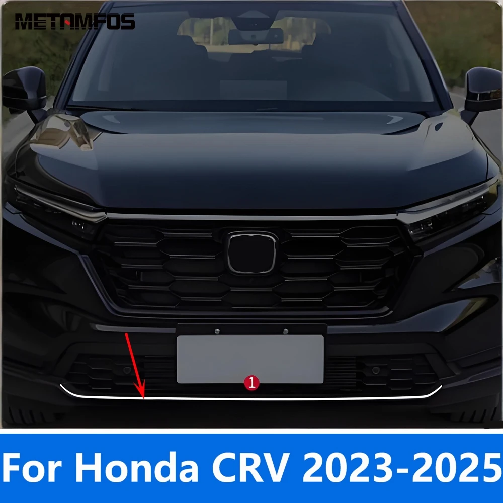 

Для Honda CR-V CRV 2023 2024 2025 передний бампер из нержавеющей стали, накладка на губу, комплект кузова, спойлер, диффузор, защита-сплиттер, аксессуары