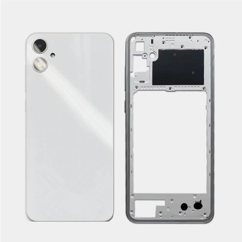 Full Housing for Samsung Galaxy A05 4G A055 Middle Frame + Battery Cover Back Rear Door Housing Case with Camera Lens