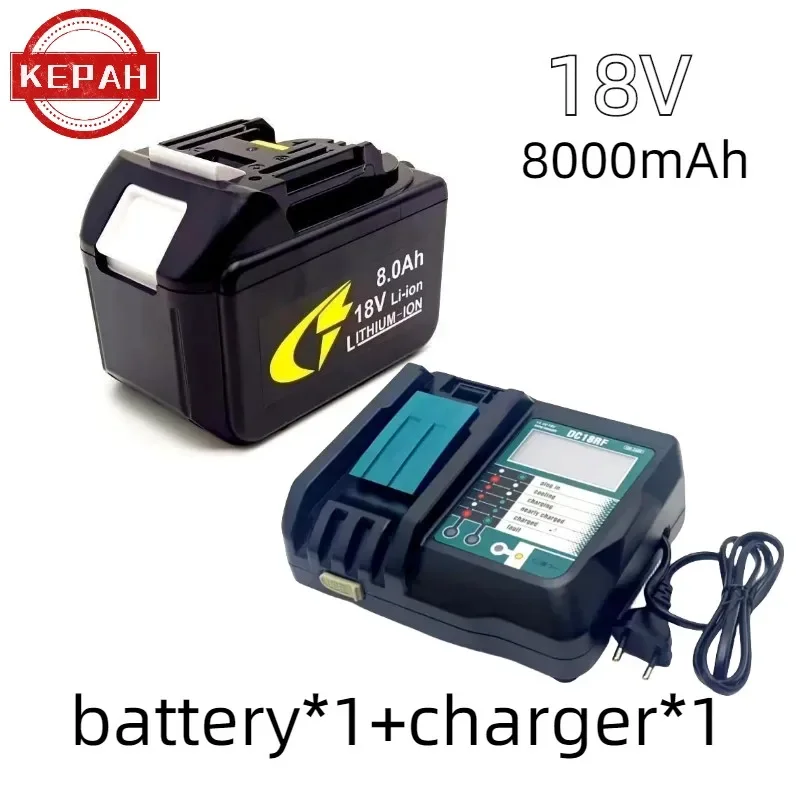 100% BL1860 Rechargeable Battery 18V 8000mAh Lithium ion for Makita 18v Battery BL1840 BL1850 BL1830 BL1860B LXT 400