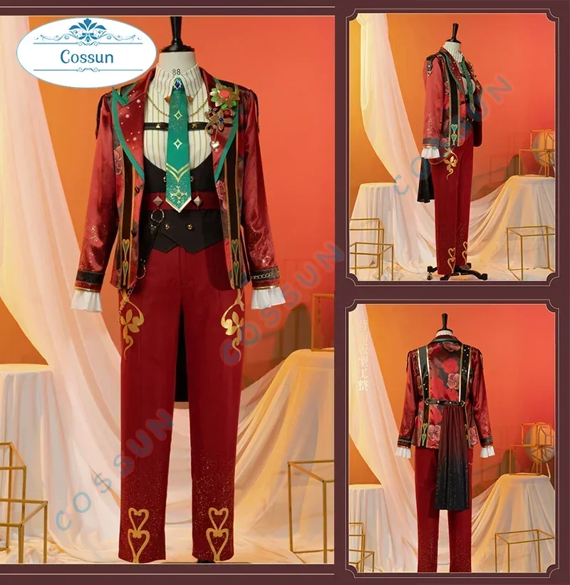 [Customized] Ensemble Stars 2 Trickstar Hidaka Hokuto/Akehoshi Subaru/Yuuki Makoto/Isara Mao Cosplay Costume Game Suit Gorgeous