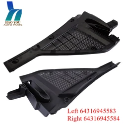 64316945583 64316945584 Left and Right Cabin Air Filter Microfilter Housing For BMW X5 X6 E70 E71 2007-2013