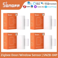 SONOFF SNZB-04P Zigbee3.0 Door Window Sensor Home Security Alarm Sensor Local Smart Scene Works with Alexa Google Smartthings