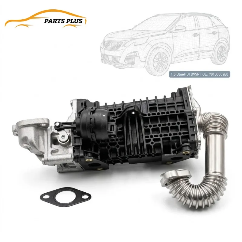 9813050280 1679828380 2311066 Exhaust EGR Cooler Module for Peugeot 208 308 3008 Citroen Berlingo C4 Opel Ford 1.5 BlueHDi DV5R