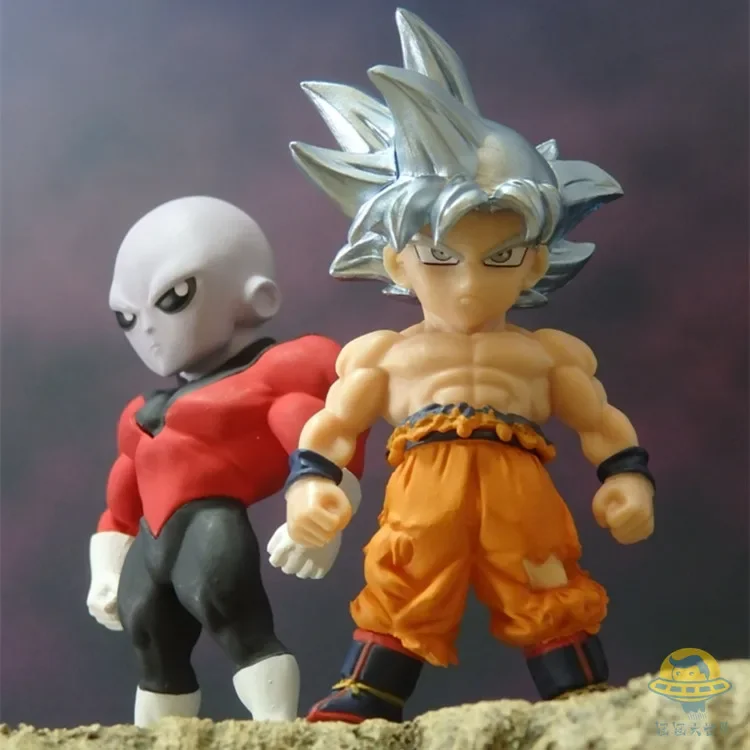 CANDY TOY Dragon Ball Super Saiyan Sun Goku Blue Hair Vegeta Buu Sun Gohan Action Figure Model Toys