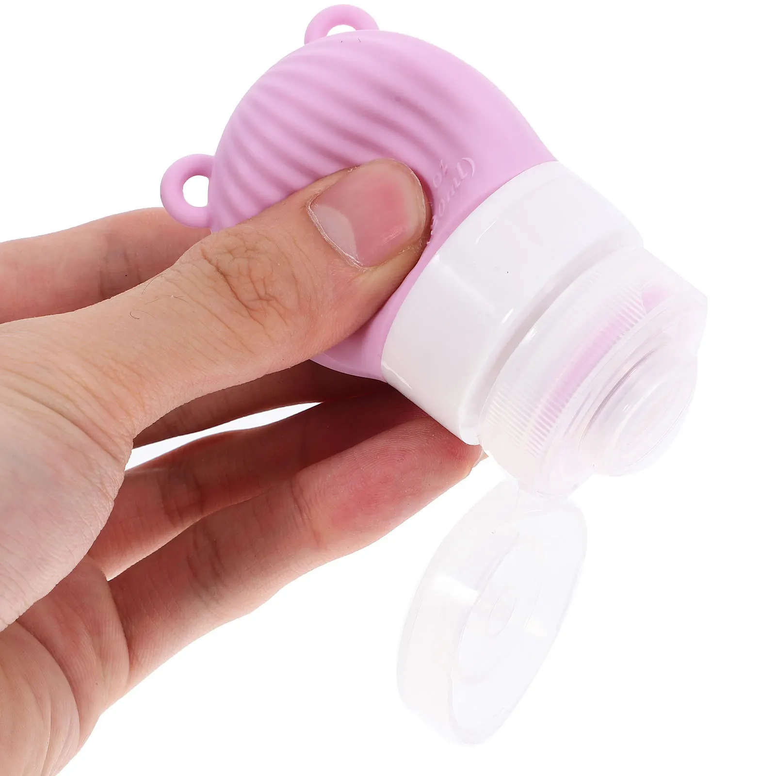 

4pcs 30Ml Travel Bottles Silicone Toiletries Containers Squeezable Portable Liquid Storage For Shampoo Conditioner Shower Gel