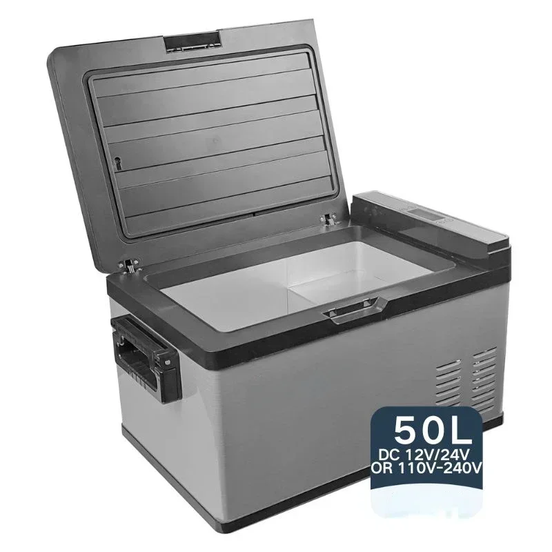 LP-50Q Top Quality Economic Price Mini Portable 12V 24V Dc Compressor Car Refrigerator 50L For Universal Car And Trucks Hot Sal