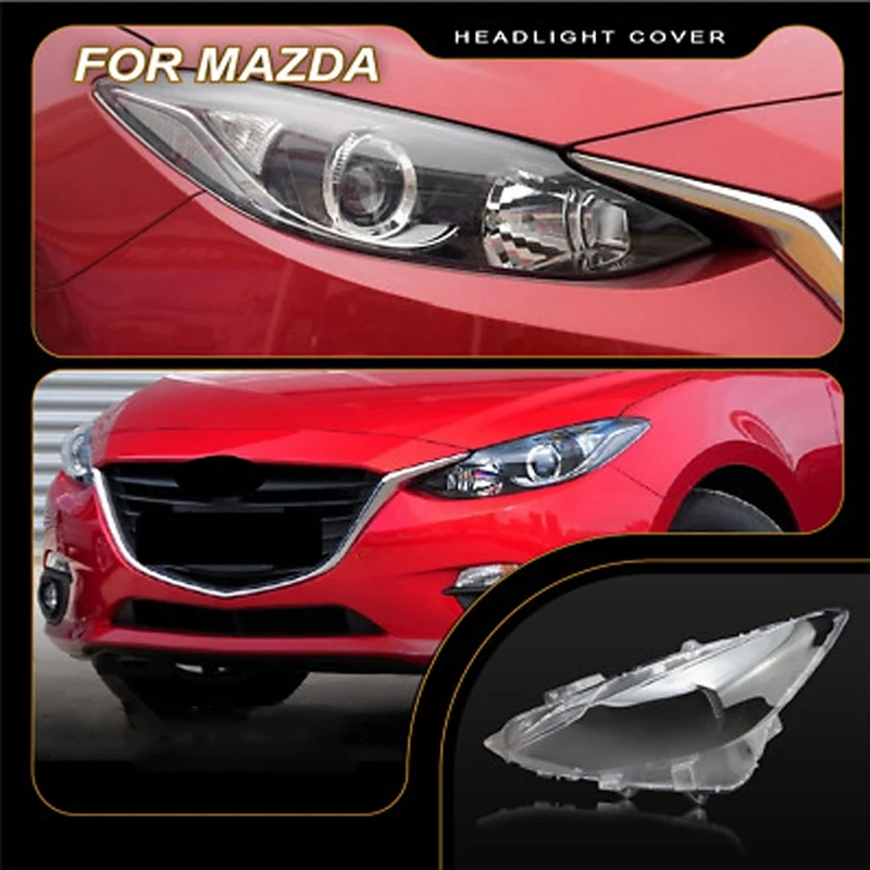 

Car Headlight Lens Head Light Lamp Cover Shell Replacement For Mazda 3 Axela 2013 2014 2015