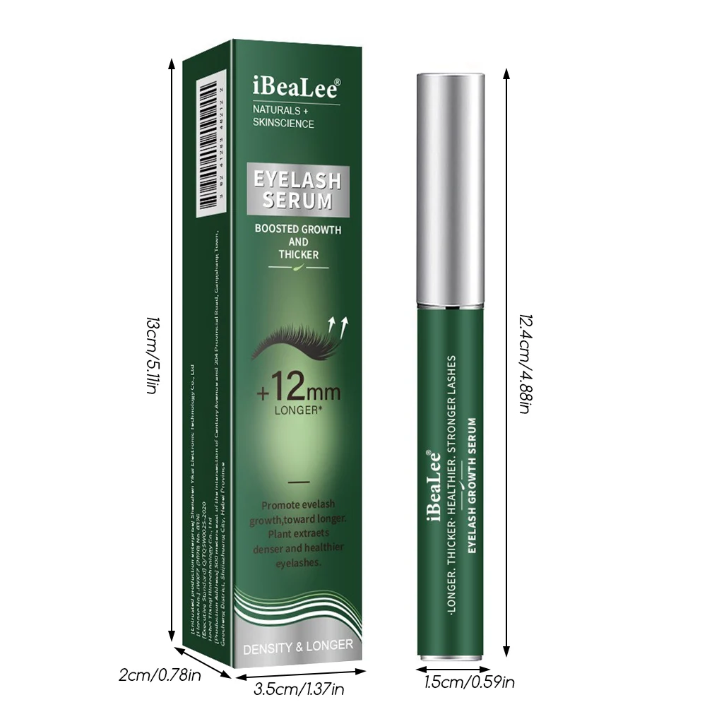 Wimpernwachstumsserum, Anti-Shedding-Sparse, zum Wachsen dicker langer Wimpern, Wimpern-Nährstoffflüssigkeit, Wimpernzubehör, für dicke Wimpern