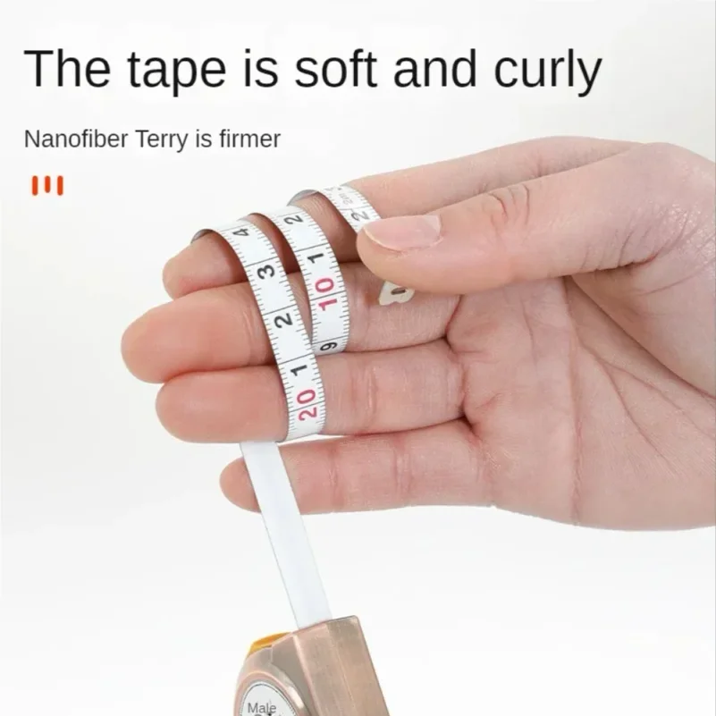 2M Mini tape measure Small household measuring tape retractable 2m Mild steel key chain tape measure Mini measuring tools