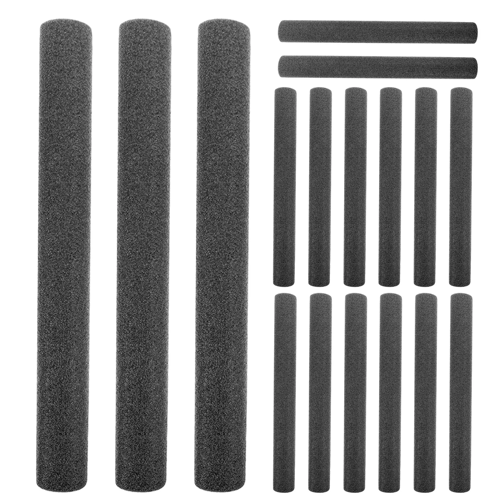 20pcs Sleeve Flexible Foam Tube For Outdoor Protection Water Pipe Insulation Tubing Winter Pipe Wrapping Fence Foam Protection