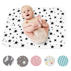 70*50CM  Waterproof Baby Diaper Changing Pad Multi Function Diaper Change Mat Washable Reusable Leak Proof Sanitary Mats