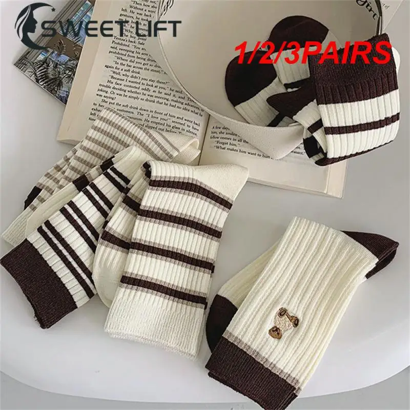 

1/2/3PAIRS All-match Socks Movement Soft And Comfortable Sport Stockings Socks Student Socks Leisure High Quality Casual Socks
