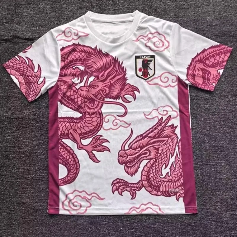 

2526 Japan SsangYong Soccer Uniform New Training Uniform Jersey Dragon Pattern Sportswear 3D Printing Men's T-Shirt