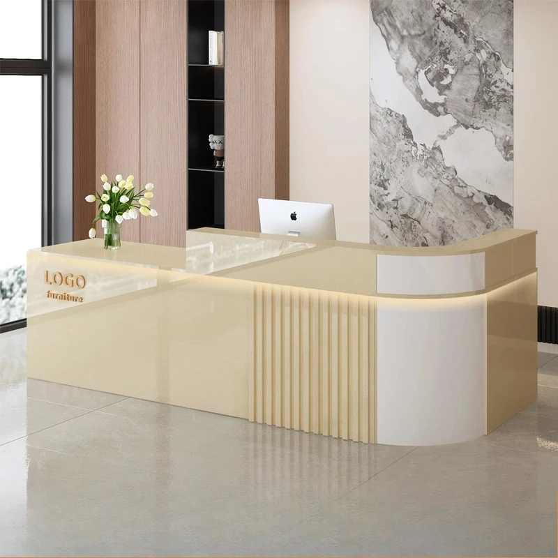 Minimalist Design Reception Desks Modern Shop Beauty Hotel Bar Luxury Reception Desks Restaurant Escritorio Lounge Furniture
