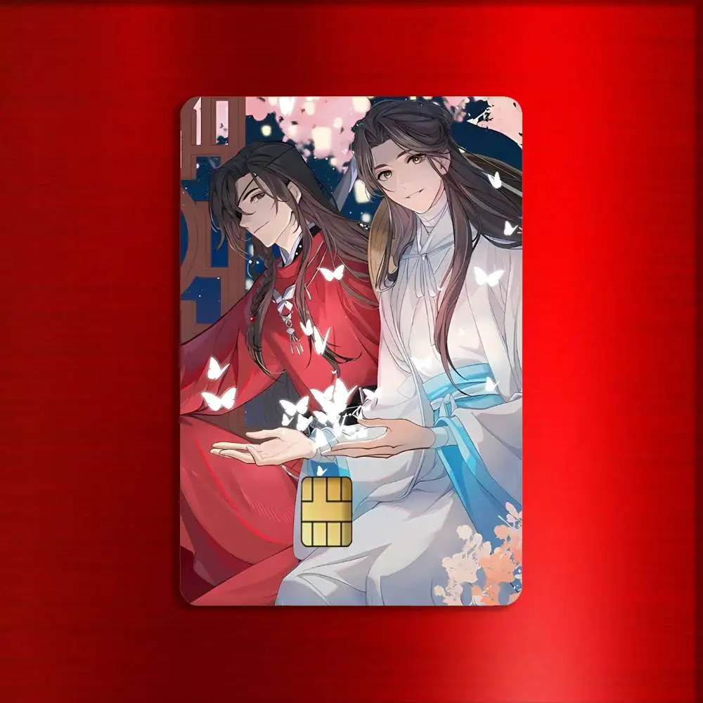 H-Heaven oficiales pegatinas de tarjetas de bendición para tarjetas de crédito bancarias de débito Metro Bus Pass pegatina decoración cubierta 4 Uds piel de tarjeta