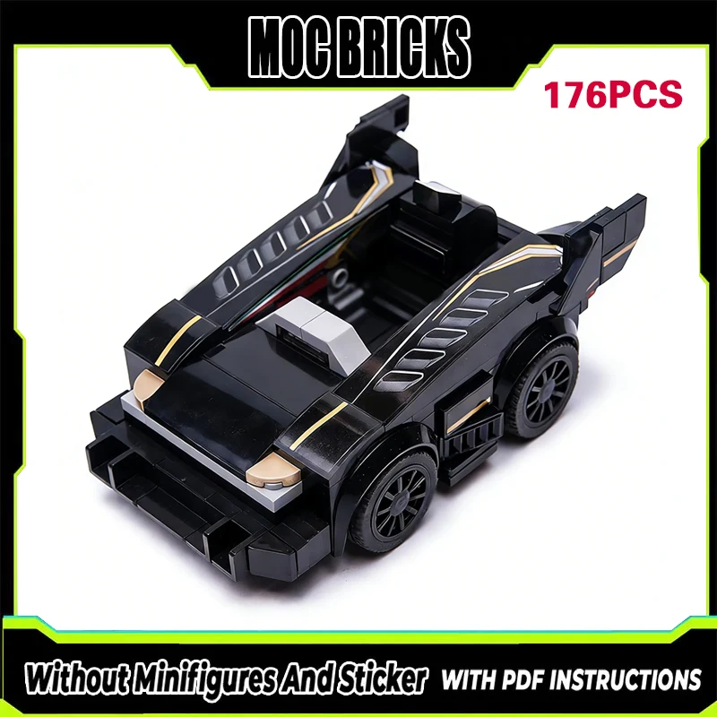 

Модель гоночного автомобиля MOC, конструктор из строительных блоков, маленький кабриолет, модульная технология, подарки, праздничный набор для сборки, детские игрушки