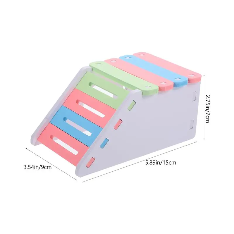 Guinea Pig Hide House with Ladder Platform Hide Hideout Climbing Cage Portable Rat Hut Pvc Houses and Hideouts