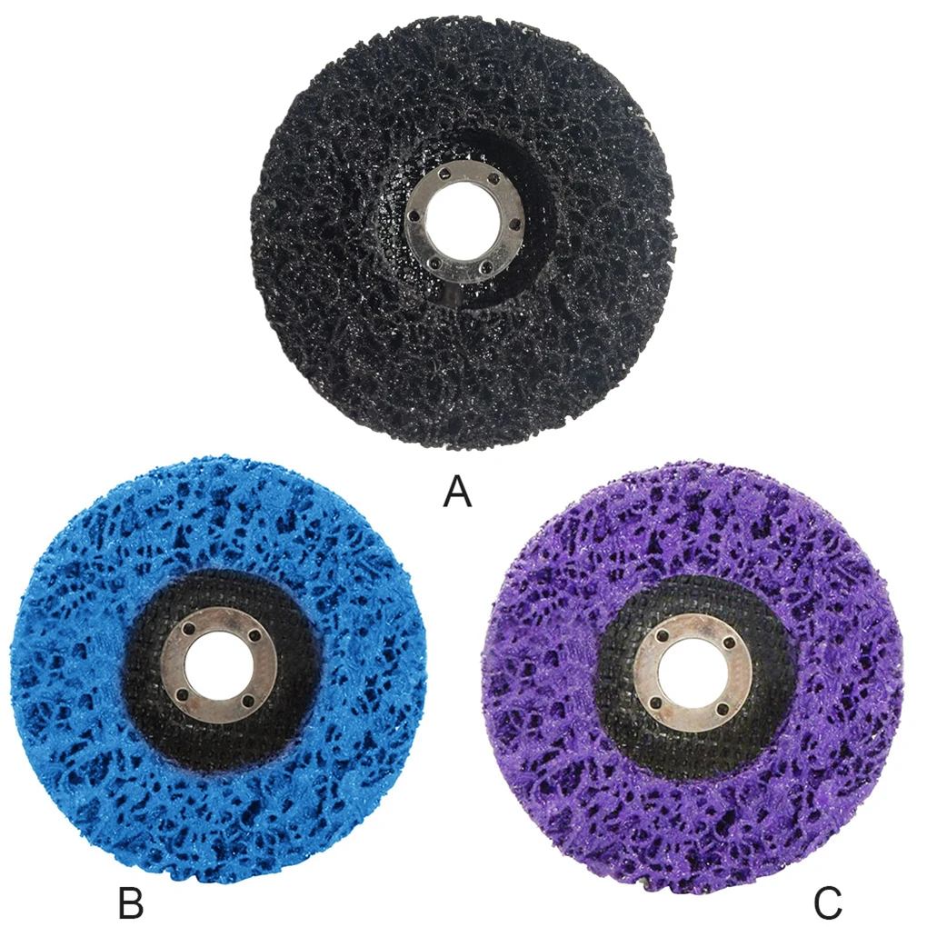 Sanding Wheel Polishing Paint Grinding Inner Hole Strip Graffiti Wear Resistance Tools Flap Disc Car #125 blue