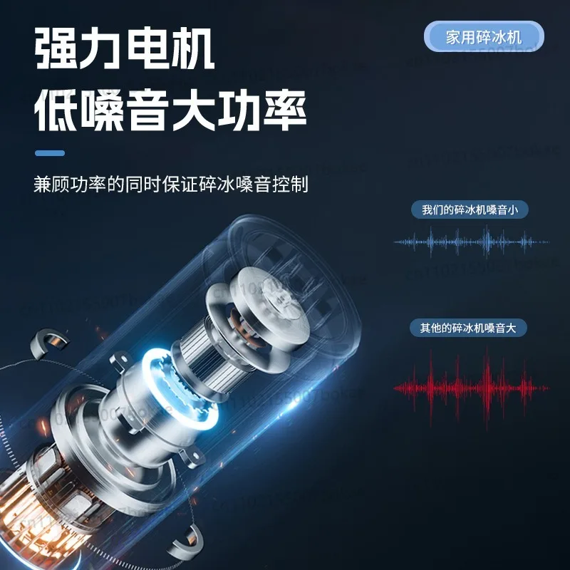 Commercial ice crusher, household ice-making tool, ice-cutting device, shaved ice machine