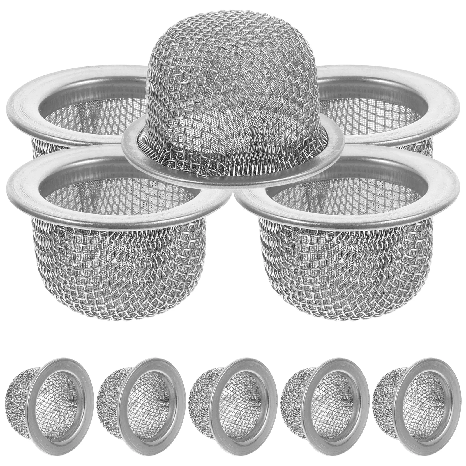 10 Pcs Filter Cocktail Mesh Strainer for Drinks Double Layer Strainers Cold Bartending Tool