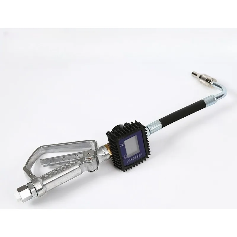 Digital Display Oil Gun Electronic Fuel Nozzle For Engine Oil Filling And Vehicle Lubrication Operation