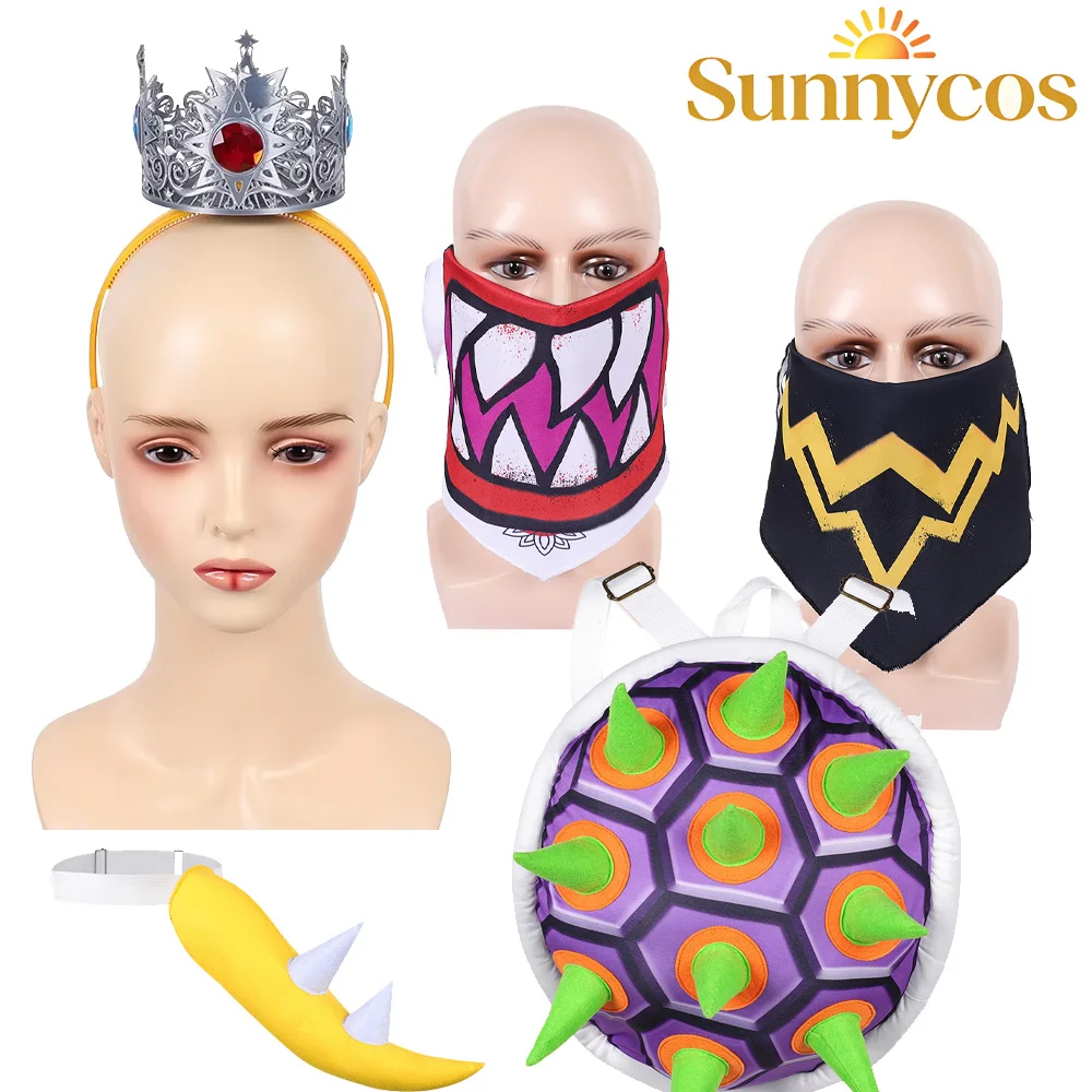 Diadema de Rosalina para Cosplay, Corona, Accesorios de Disfraz de Bowser Jr, Bufanda, Accesorios para la Cabeza, Disfraz para Mujer, Accesorios para Halloween y Carnaval