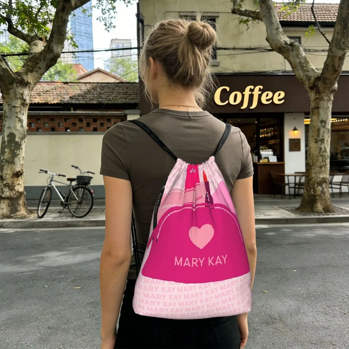 

Рюкзаки Mary Kay, многофункциональные сумки на шнурке, спортивные сумки, сумки для книг, сумки для путешествий, сумки для студентов