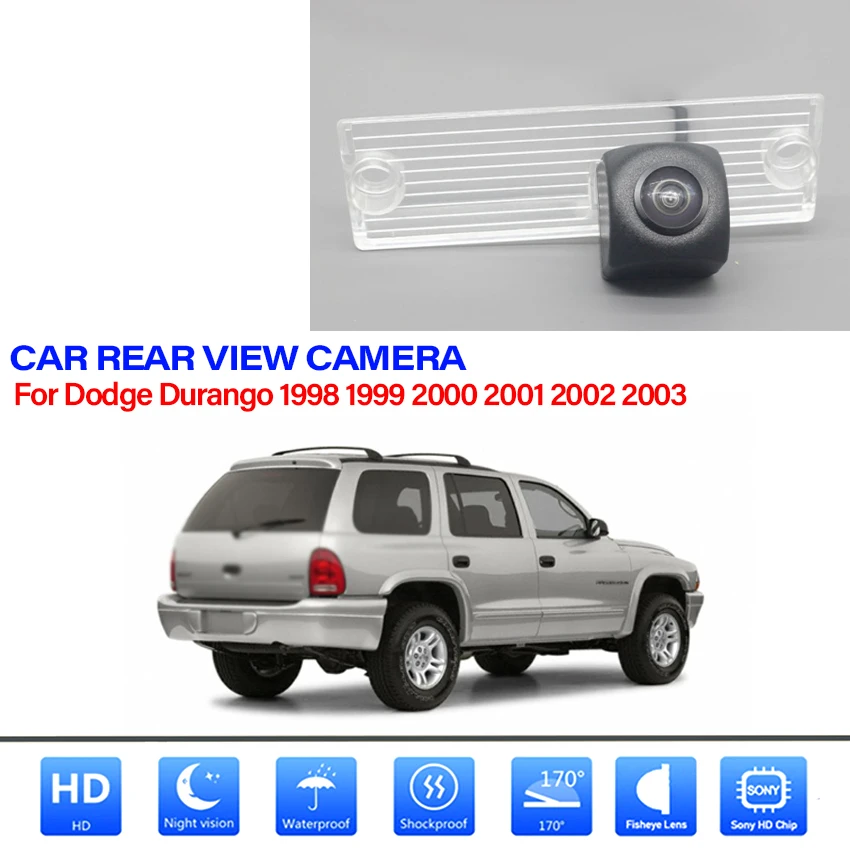 

Камера заднего вида для Dodge Durango 1998 1999 2000 2001 2002 2003 CCD Full HD Водонепроницаемая камера номерного знака с ночным видением