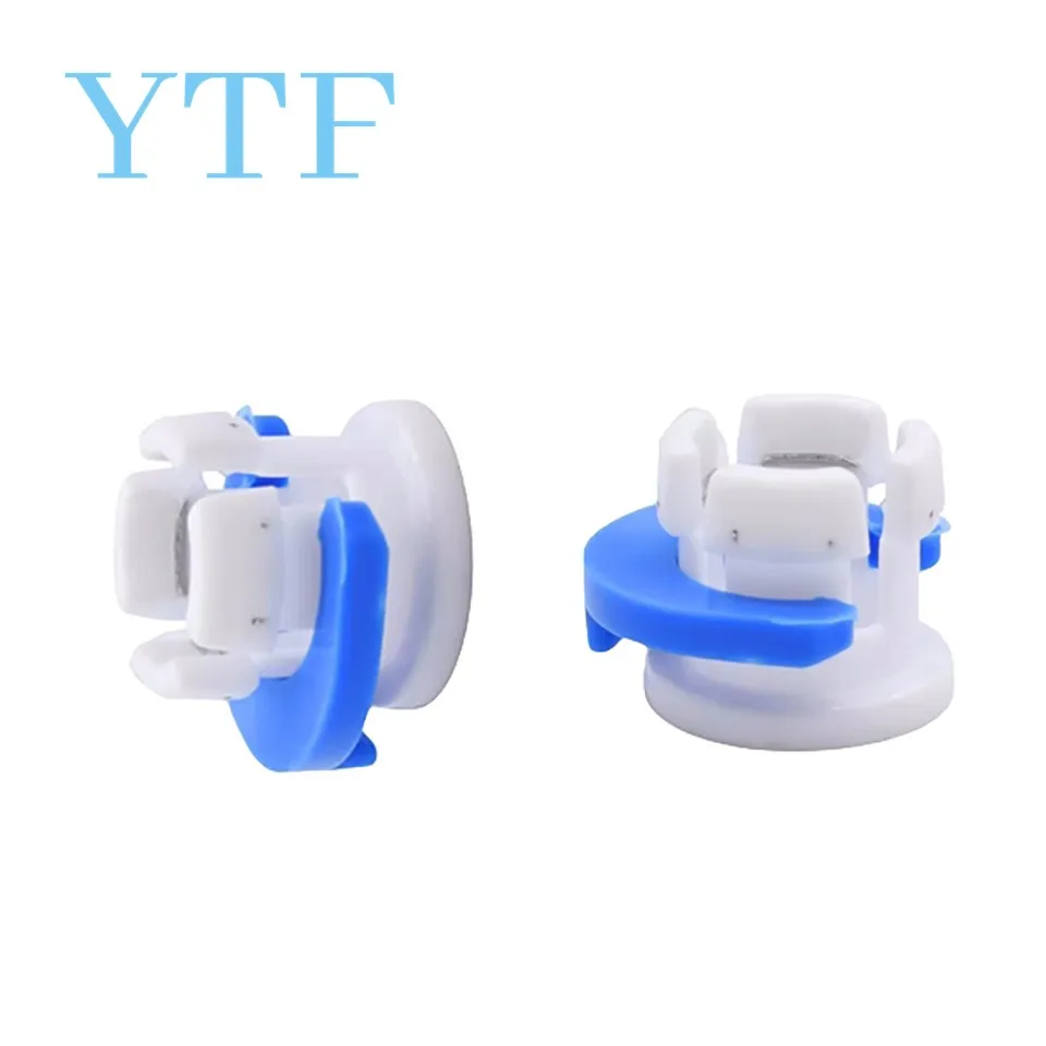 10 sets Pneumatic Connectors White Bowden Tube Clamp Blue Pipe Horse Clip Fixed 6mm 3D Printer Parts Shoe Coupling Collet Part