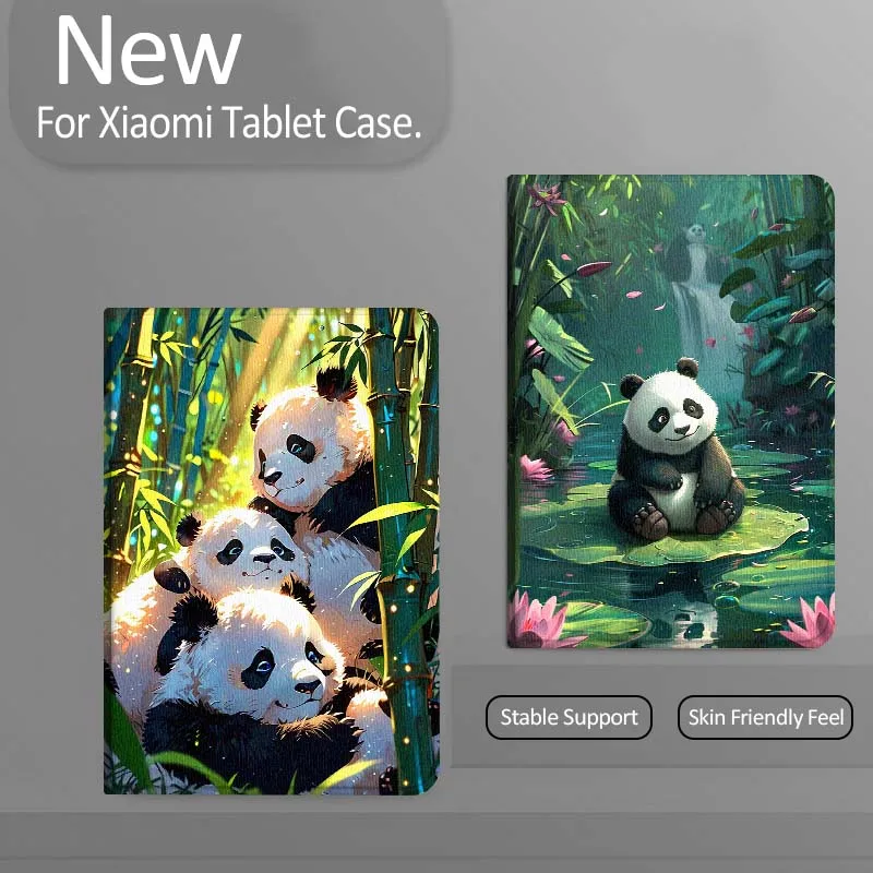 

Чехол для планшета Xiaomi Redmi Mi Pad 4 5 6 7 8 K SE Mini Pro Plus Max 10,1 11,2 дюйма с рисунком милой панды в стиле аниме