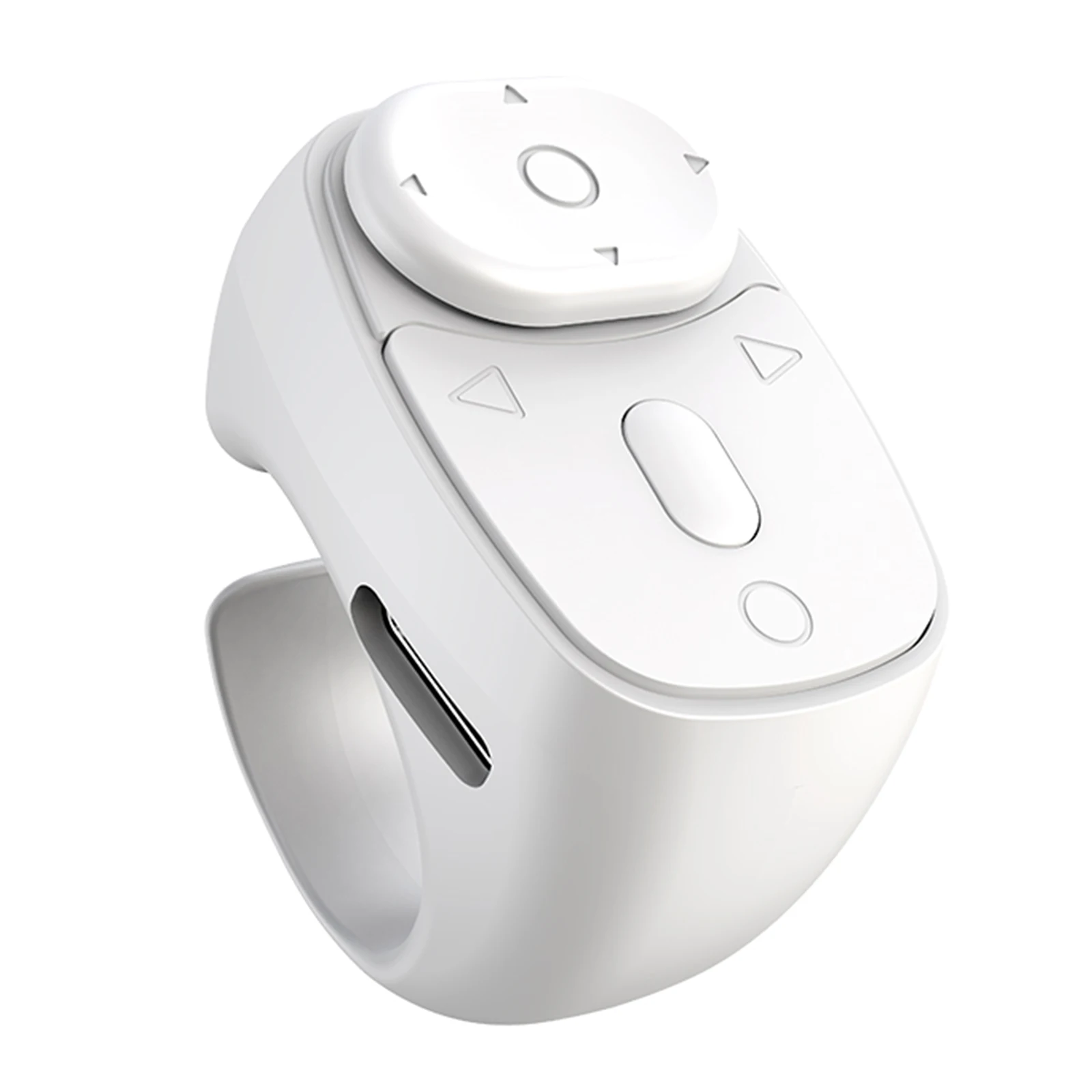 BT Fingertip Ring Remote for Android iPhone iPad Wireless Scroller Page Turner Clicker Rechargeable for Video Music