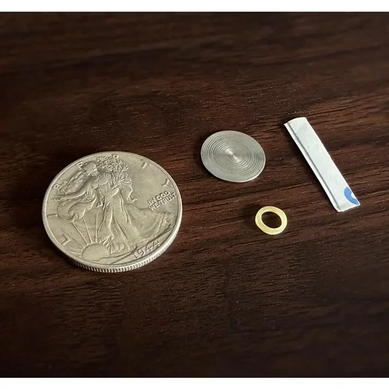 عملة زعنفة متعددة الأغراض (مشي الحرية نصف دولار) من أوليفر ماجيك خدع الجاذبية/العملة المغناطيسية أوهام قريبة للتحايل #3