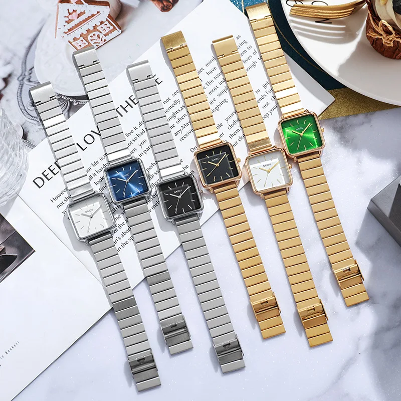 

2026 Fashion Square Dial Women Watch Waterproof Quartz Wristwatch Casual Simple Student Elegant Dress Gift For Female