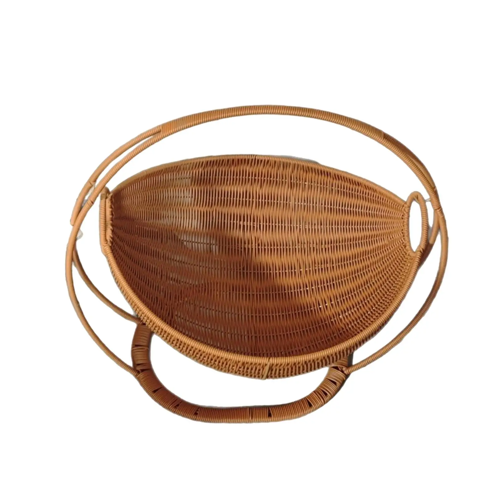 سلة التخزين اليدوية صينية تقديم سطح المكتب أشتات المنظم الخبز مزرعة سلة فاكهة رف الفاكهة لكونترتوب الفناء