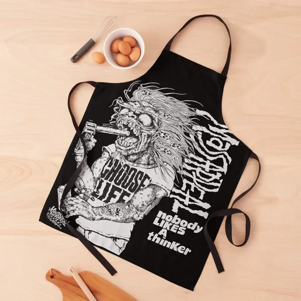 

Aussie Punk T-Shirt Apron esthetician work gowns for women cleaning Kitchen Utensils Men'ss Apron