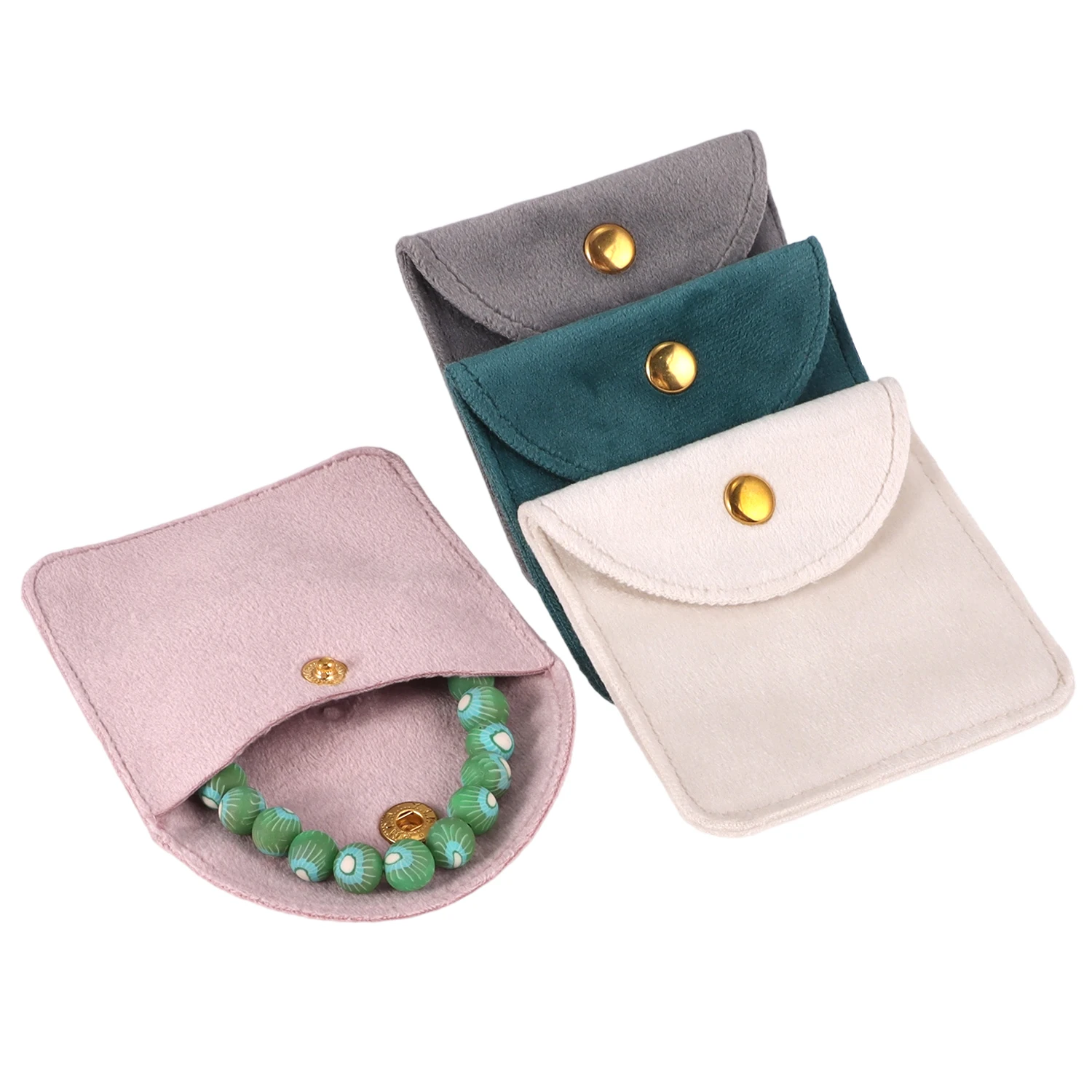 10/100 قطعة قصيرة أفخم حقيبة تغليف المجوهرات مشبك حقيبة حلقة القرط سوار قلادة تخزين حفل زفاف حقيبة هدايا أنيقة #6