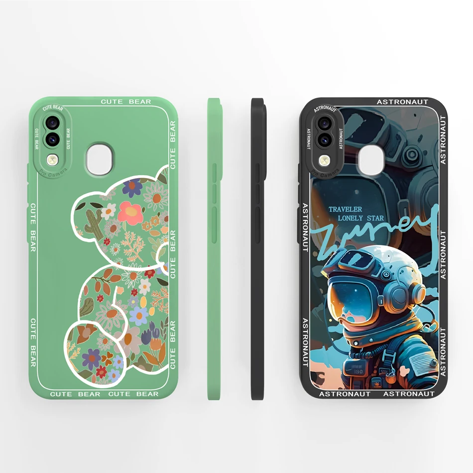 For Samsung Galaxy A30 A30S Case Boutique Soft Liquid Silicone Full Protection Phone Cases For Samsung A 30 Back Cover Protector