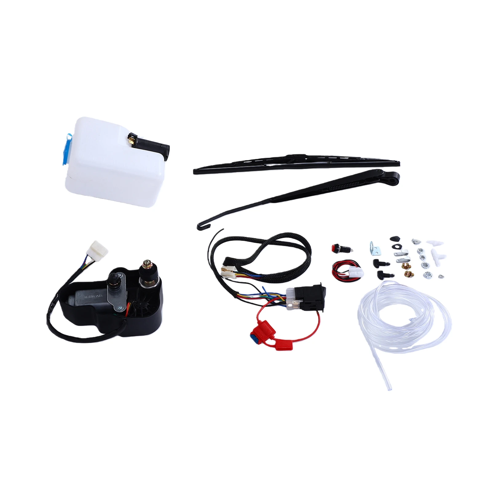 165° UTV  Wiper Kit Replacement for Commander 800 1000 Electric  Wiper Motor Washer Kit