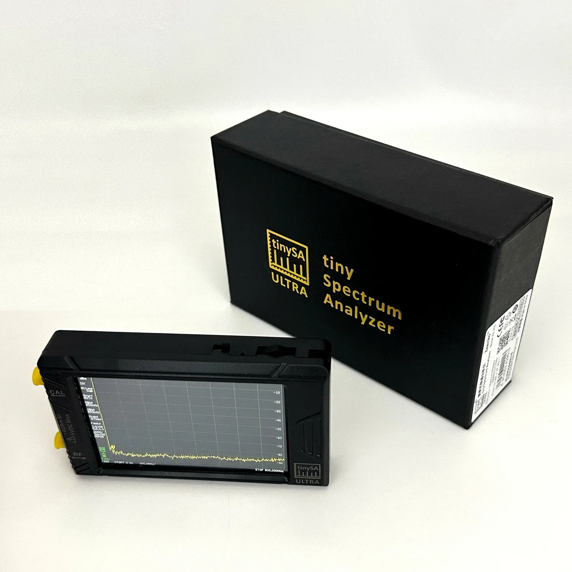 Zeenko ZS-405 alte Version Tragbarer winziger Spektrumanalysator TinySA ULTRA 4-Zoll-Display mit Akku 3000 mAh 100 kHz-5,3 GHz